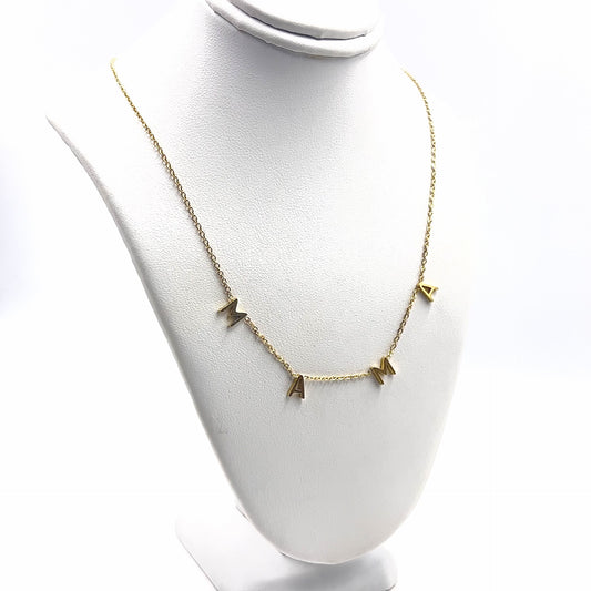 Mama Collection - Gold Letter Necklace