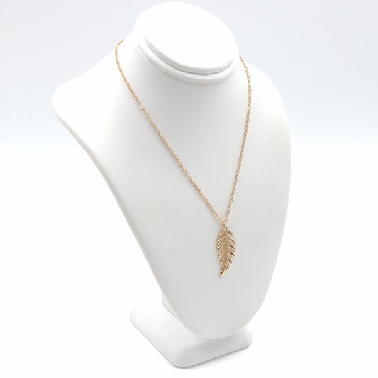 Goddess Collection - Laurel Leaf Drop Necklace