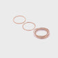 Goddess Collection - Rose Gold Ring Set (Wholesale)