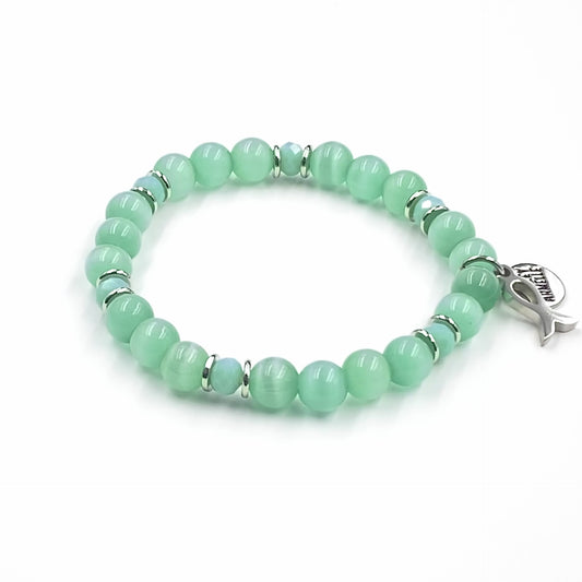 Awareness Collection - Silver Teal Bracelet (Ambassador)