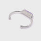 Bangle Collection - Silver Royal Quartz Bracelet