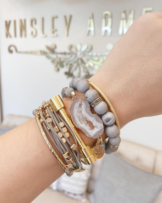 Golden Bracelet Stack