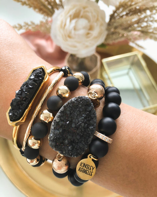 Crescent Moon Bracelet Stack