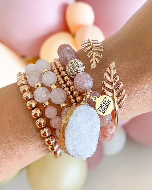 Rose Gold Primrose Bracelet Stack