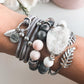 Silver Priscilla Bracelet Stack