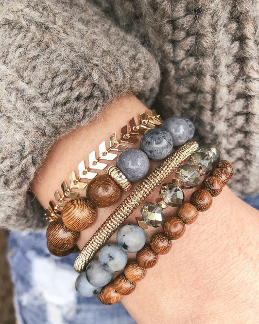 Driftwood Bracelet Stack