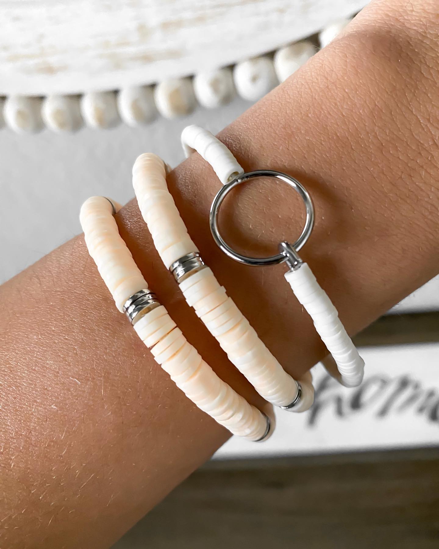 Silver Vida Bracelet Stack