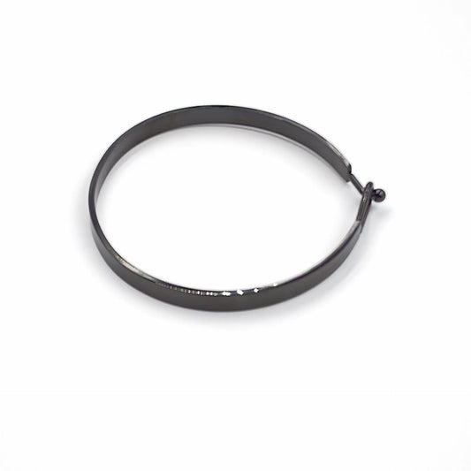 Cuff Collection - Black Bracelet 4MM