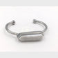 Bangle Collection - Silver Quartz Bracelet (Wholesale)