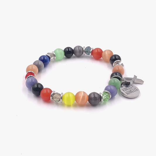 Awareness Collection - Silver Puzzle Piece Bracelet (Wholesale)