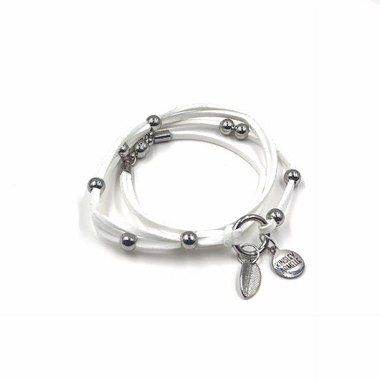 Wrap Collection - Silver Ashen Bracelet