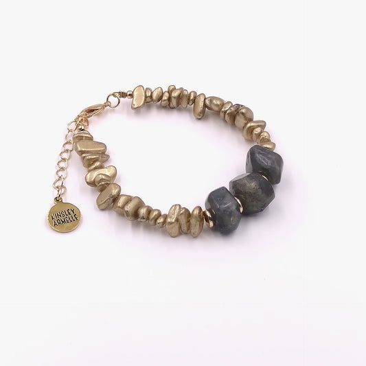 Mineral Collection - Gold Crush Bracelet