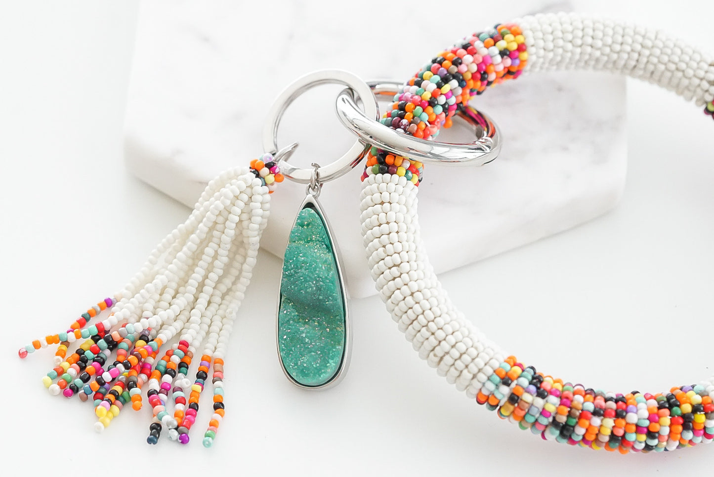 Accessory Collection - Silver Sofia Keychain