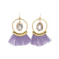 Agate Collection - Royal Fringe Earrings - Kinsley Armelle
