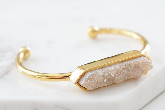 Bangle Collection - Amber Quartz Bracelet