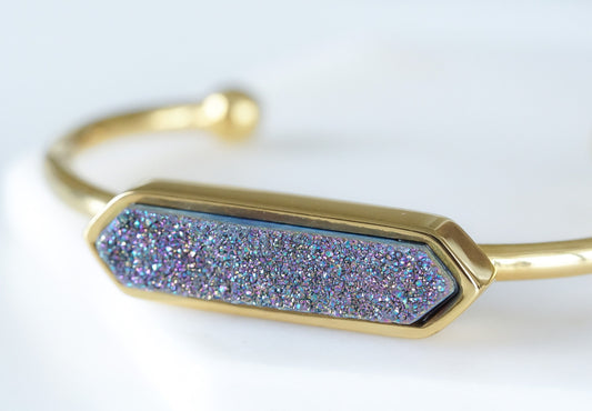 Bangle Collection - Elara Cosmic Quartz Bracelet
