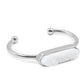Bangle Collection - Silver Quartz Bracelet (Wholesale)