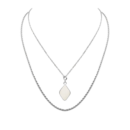 Brenna Collection - Silver Quartz Necklace (Limited Edition)