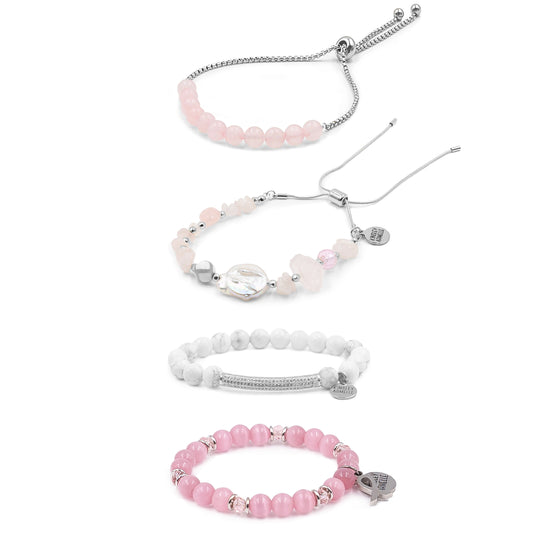 Silver Brielle Bracelet Stack