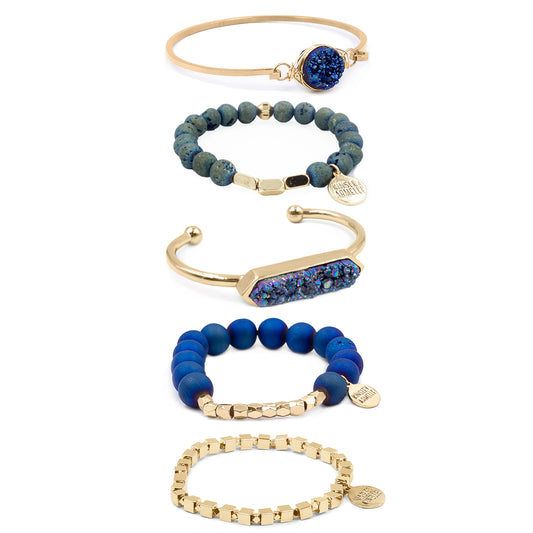 Cerulean Bracelet Stack