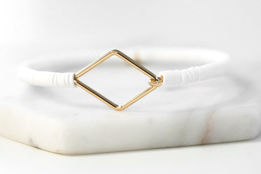 Charm Collection - Ashen Diamond Bracelet