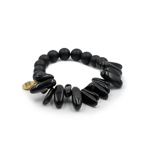 Chip Collection - Coal Bracelet
