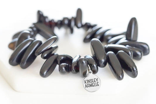 Chip Collection - Silver Coal Party Bracelet