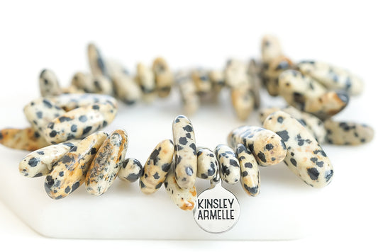 Chip Collection - Silver Speckle Bracelet