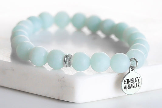 Clarity Collection - Silver Mint Bracelet