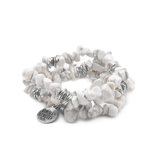Cluster Collection - Silver Pepper Bracelet