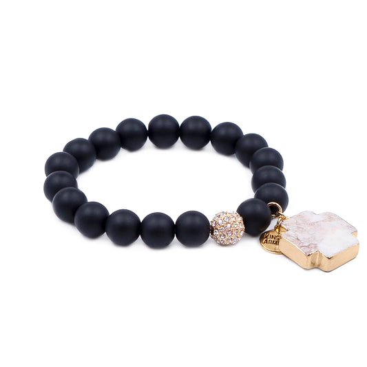 Cross Collection - Coal Bracelet