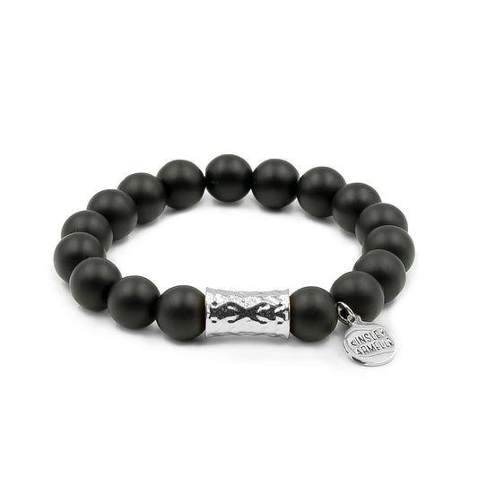 Cyprus Collection - Silver Coal Bracelet