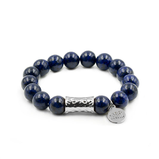 Cyprus Collection - Silver Indigo Bracelet