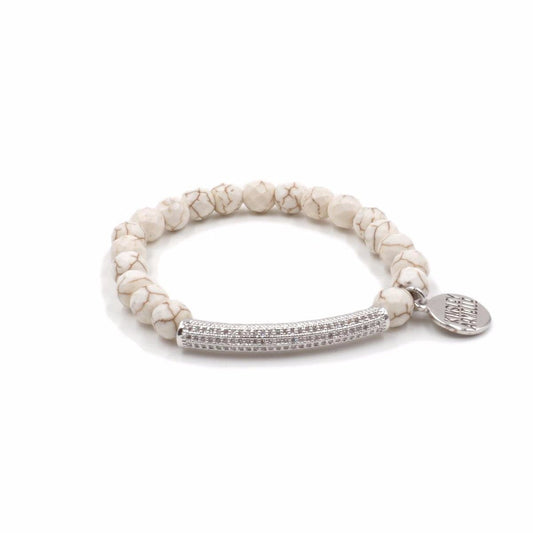 Glitz Collection - Silver Khaki Bracelet - Kinsley Armelle