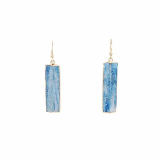 Kyanite Collection - Misty Drop Earrings - Kinsley Armelle