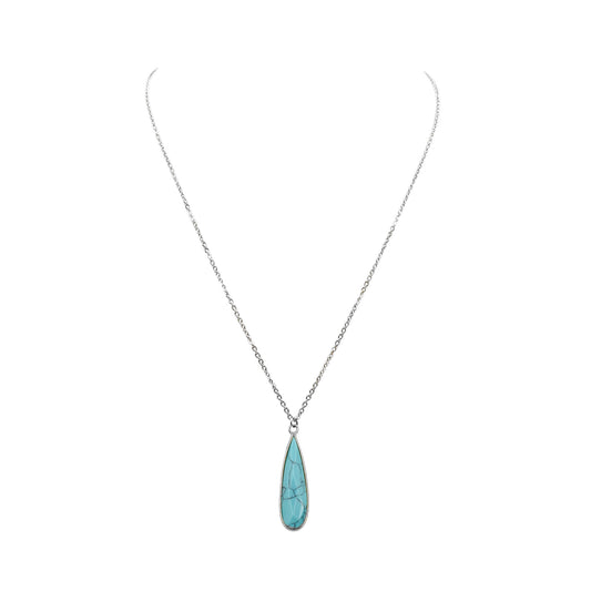 Darcy Collection - Silver Turquoise Necklace (Limited Edition)