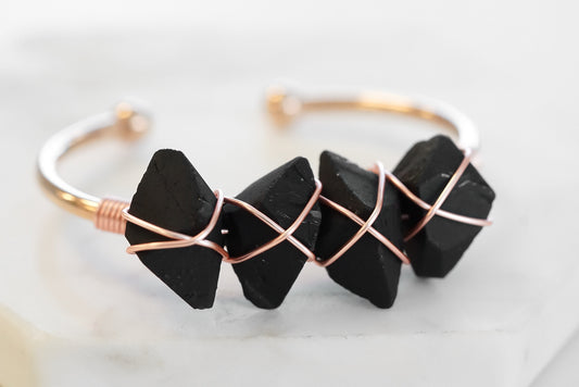 Devi Collection - Rose Gold Raven Bracelet
