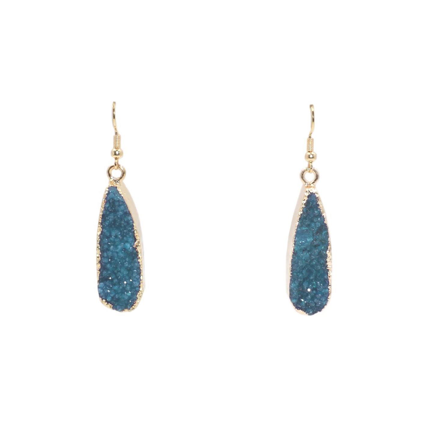 Druzy Collection - Denim Drop Earrings (Ambassador)