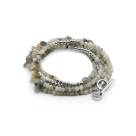 Epsi Collection - Silver Haze Wrap Bracelet