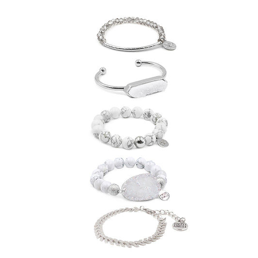 Silver Eira Bracelet Stack