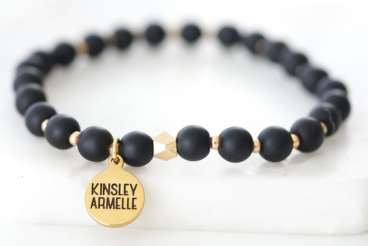 Farrah Collection - Coal Bracelet