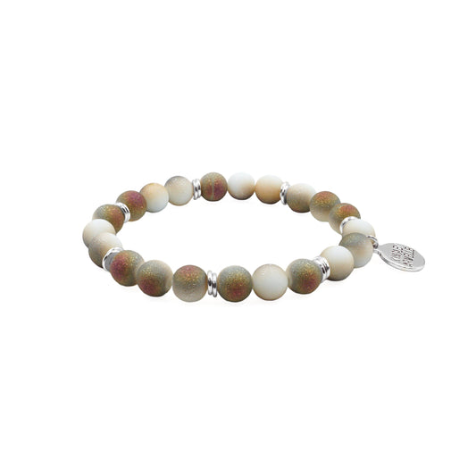 Farrah Collection - Silver Crescent Bracelet 8mm