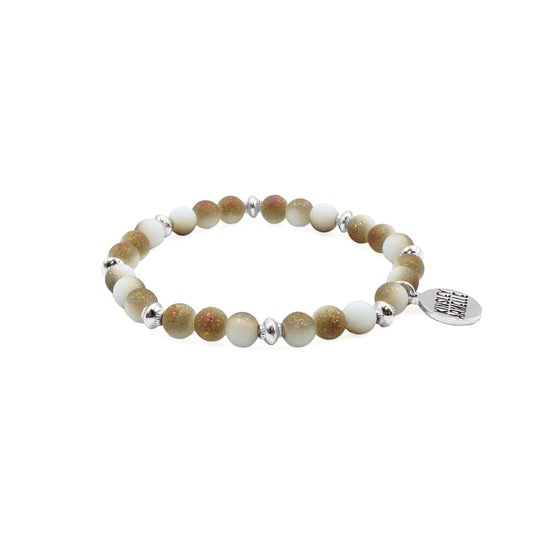 Farrah Collection - Silver Crescent Bracelet 6mm