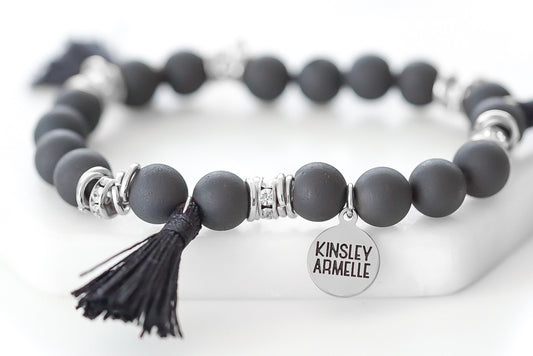 Geode Collection - Silver Mamba Bracelet