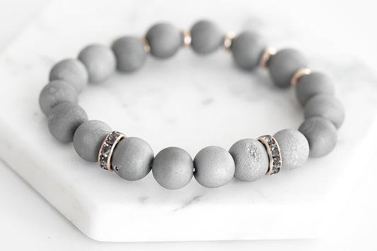 Geode Collection - Slate Bracelet