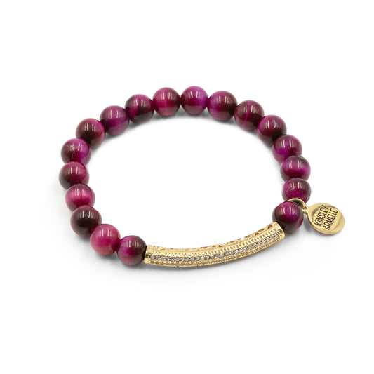 Glitz Collection - Raspberry Wine Bracelet (Limited Edition)