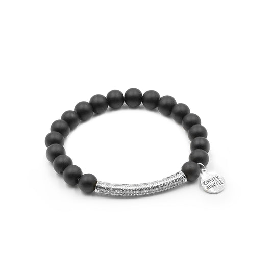 Glitz Collection - Silver Coal Bracelet (Limited Edition)