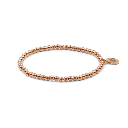 Goddess Collection - Rose Gold Demi Bracelet 4mm