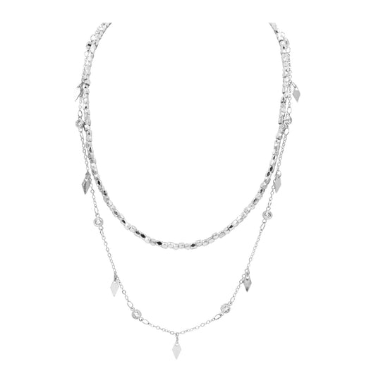 Goddess Collection - Silver Aria Necklace