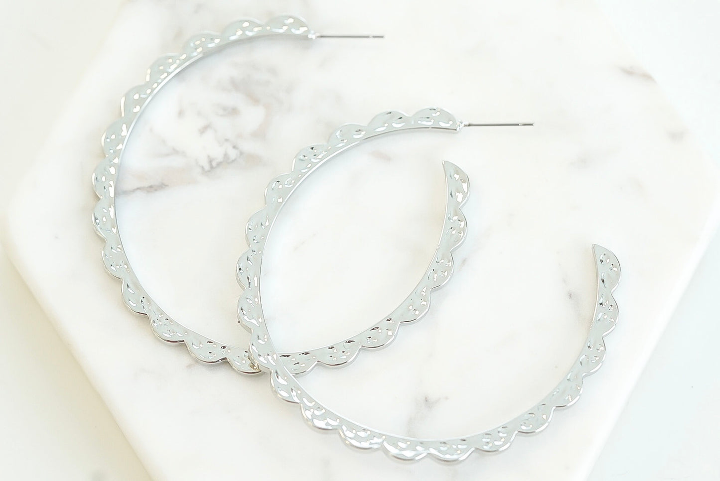 Goddess Collection - Silver Athena Earrings